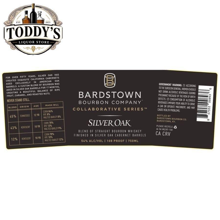 Bardstown Bourbon Silver Oak Finish – 54% ABV (108 Proof)