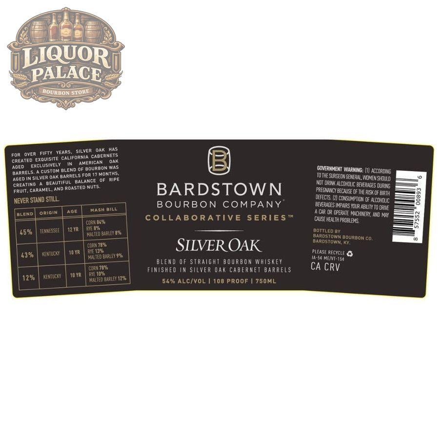 Bardstown Bourbon Silver Oak Finish – 54% ABV (108 Proof)